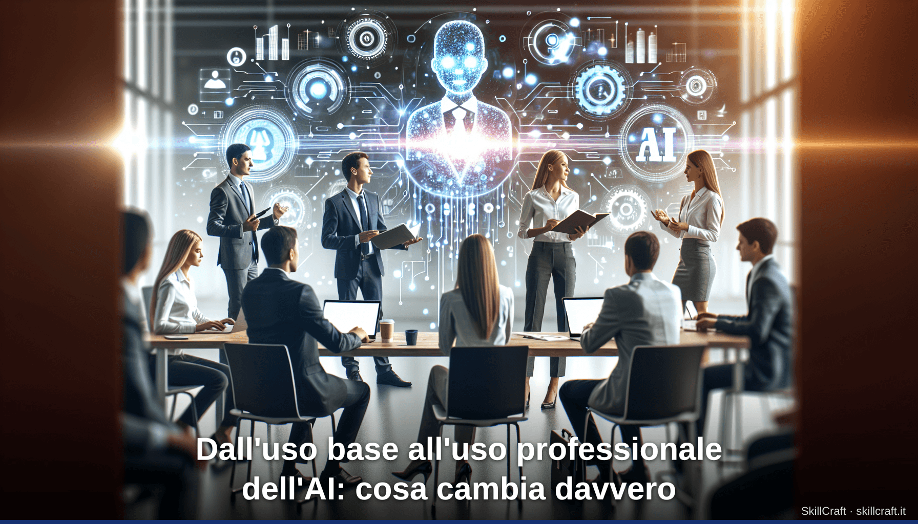 Dall'uso base all'uso professionale dell'AI: cosa cambia davvero