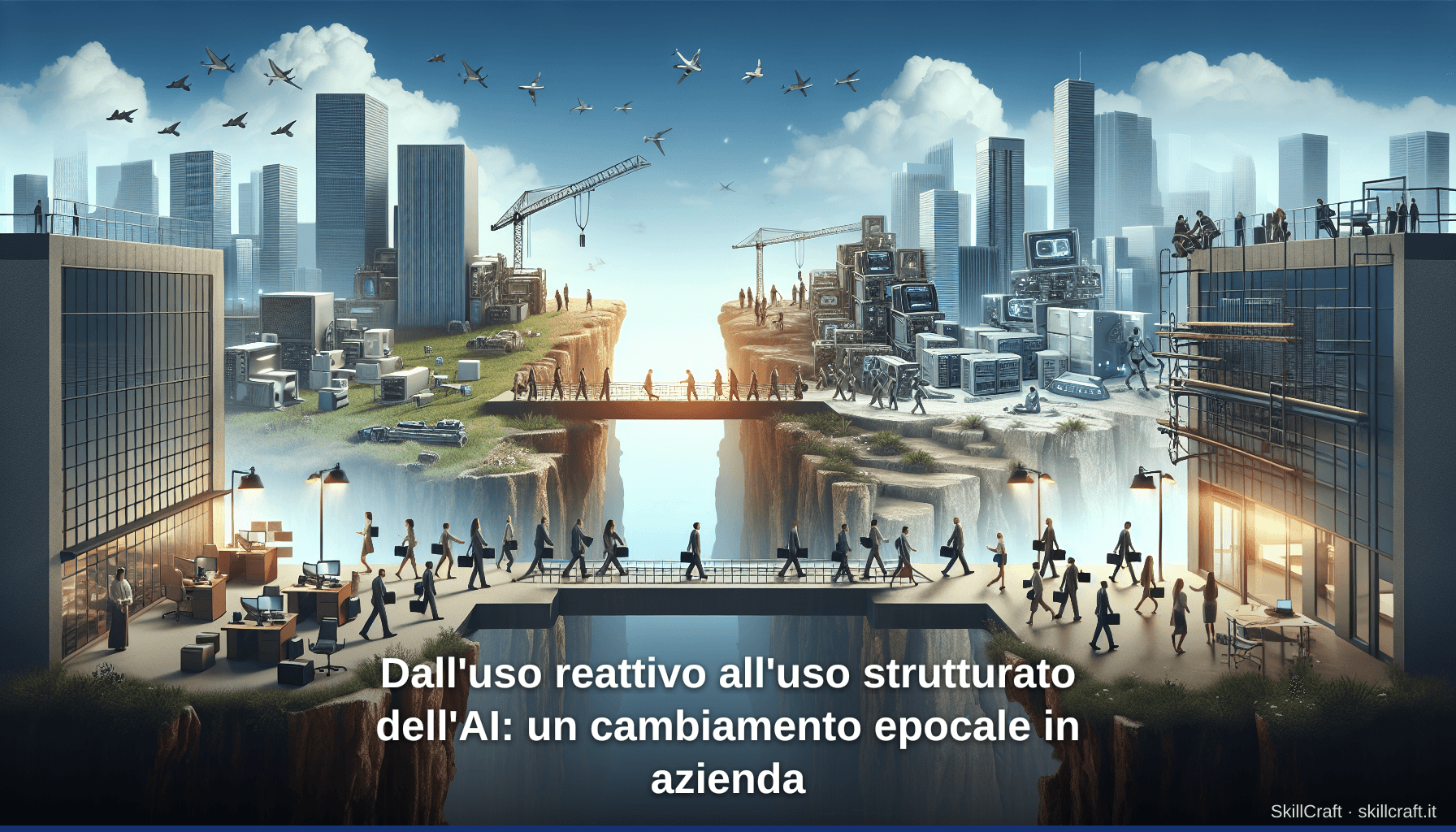 Dall'uso reattivo all'uso strutturato dell'AI: un cambiamento epocale in azienda