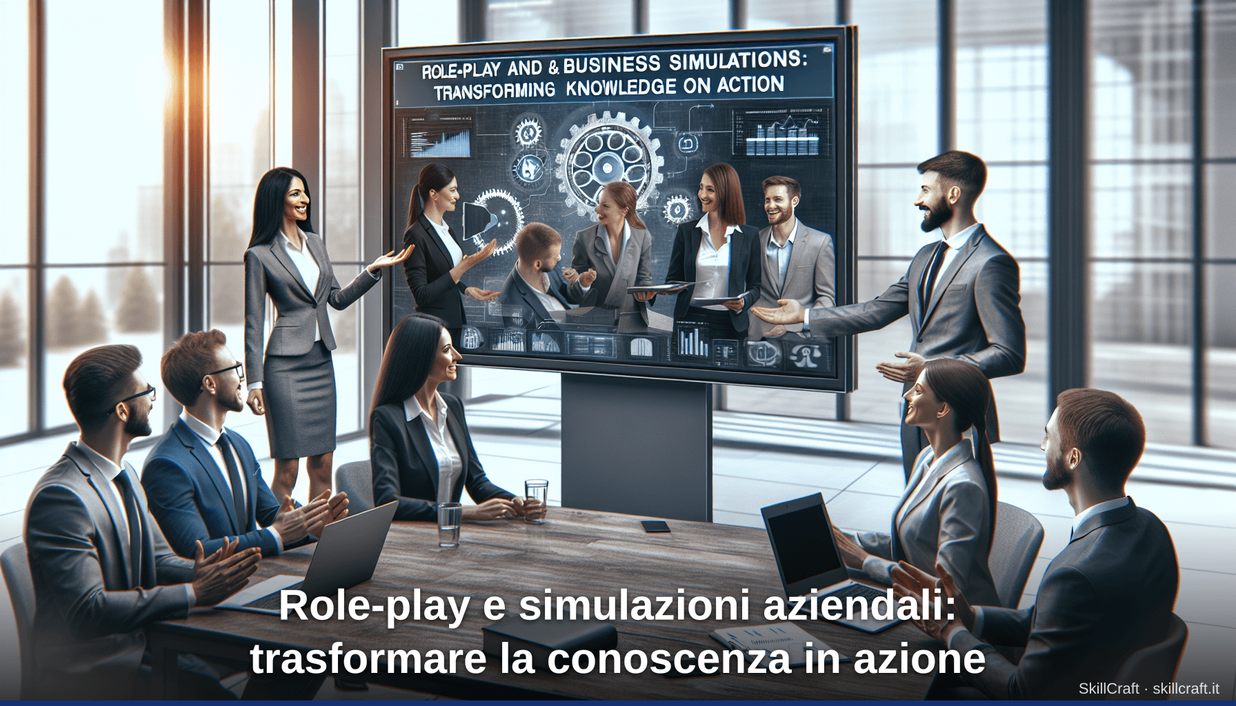 Role-play e simulazioni aziendali: trasformare la conoscenza in azione